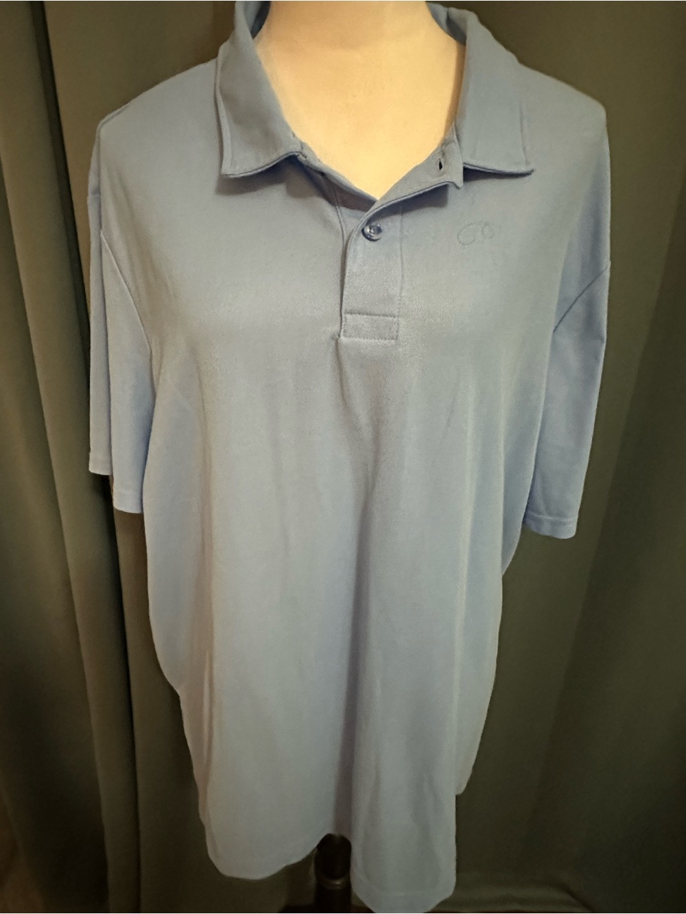 32 Degrees Cool Men’s XXL Blue Performance Golf Polo Shirt Short Sleeve